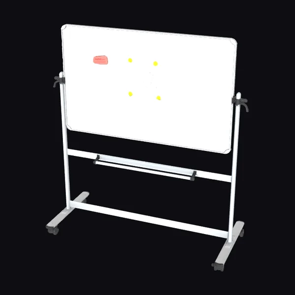 Double Sided Mobile Whiteboard