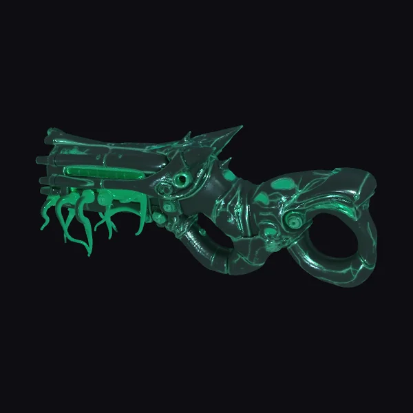 Bioluminescent Xenotech Wrist Cannon