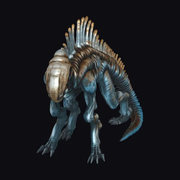 Alien Reptile Sentinel