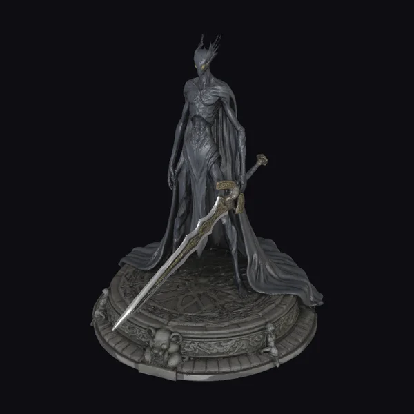 Abstract Gothic Alien Figure