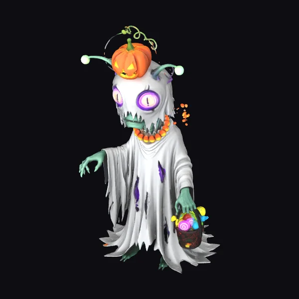 Alien Trick or Treater