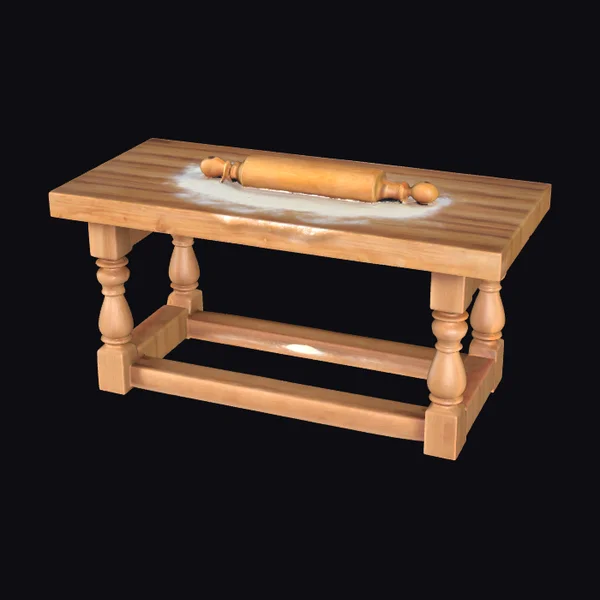 Rustic Kitchen Table Scene