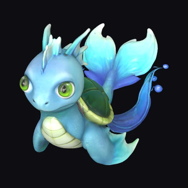 Aquatic Creature with Shell