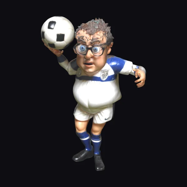 Soccer Player with Glasses