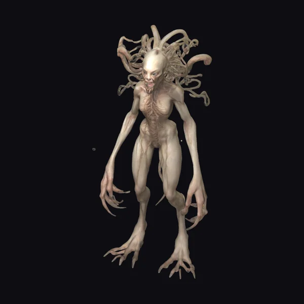 Humanoid Flesh Tendril Creature