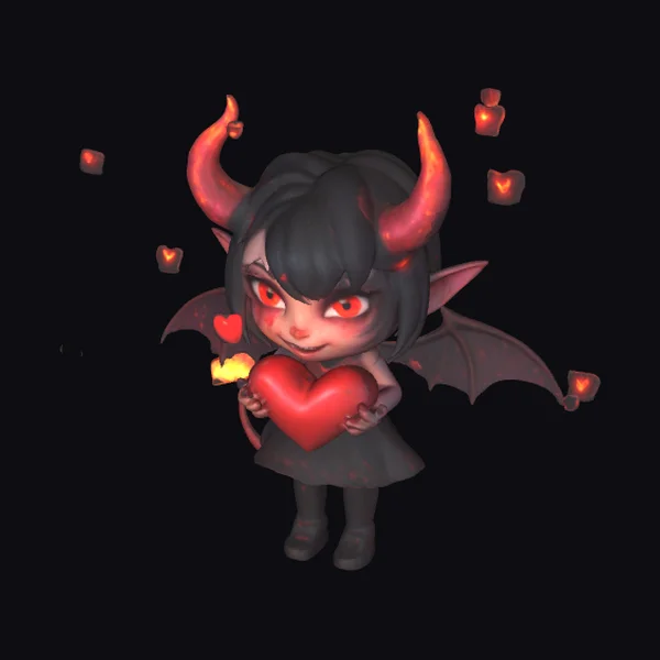 Mischievous Demon Girl Valentine