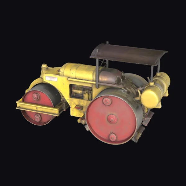Yellow Road Roller