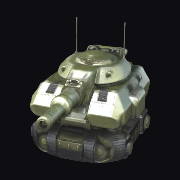 Green Military Floor Turret