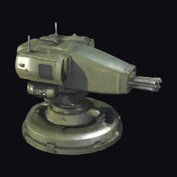 Military Floor Turret