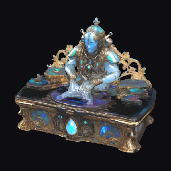 Cybernetic Shaman Figurine