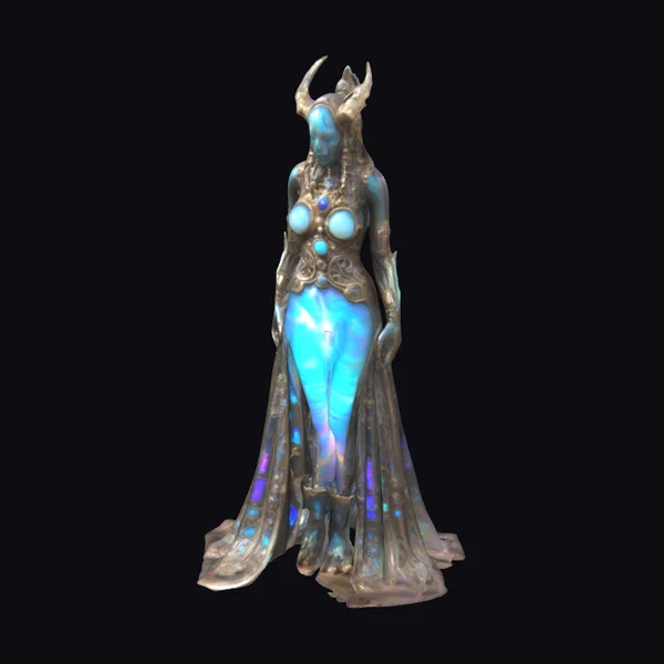 Cybernetic Shaman Statue