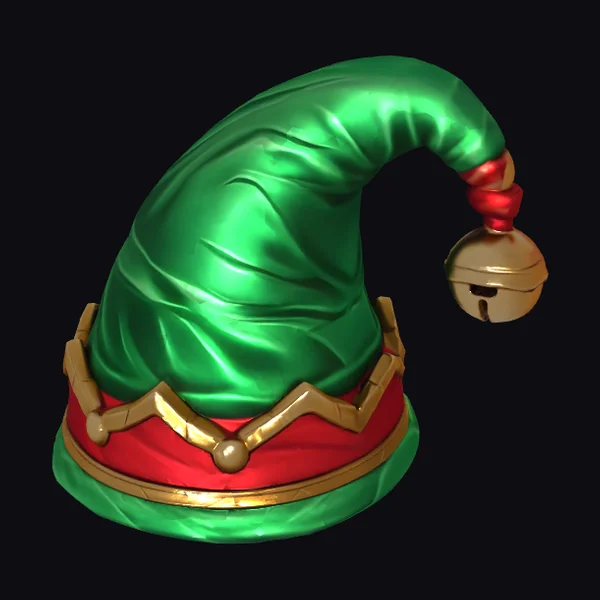 Green Elf Jester Cap