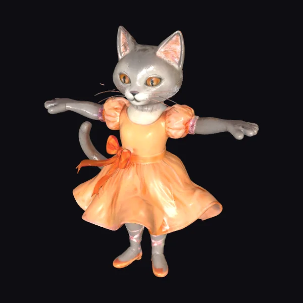 Feline Ballerina Cat