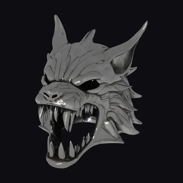 Wolf Fang Helmet