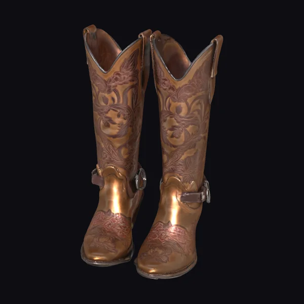 Engraved Cowgirl Boots