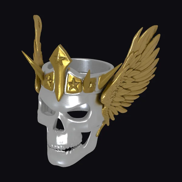 Winged Skull Crown
