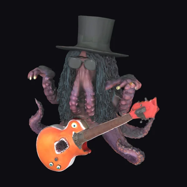 Octopus Rockstar Guitarist