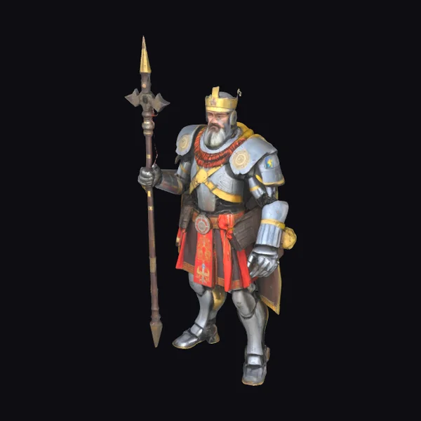 Armored Historical Warrior Figure