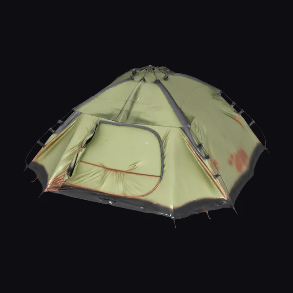 Dirty Open Four Man Tent