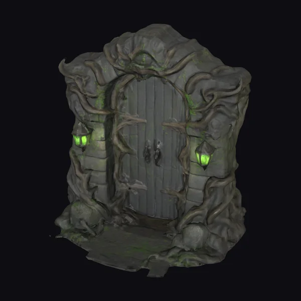 Mystical Stone Portal Entrance
