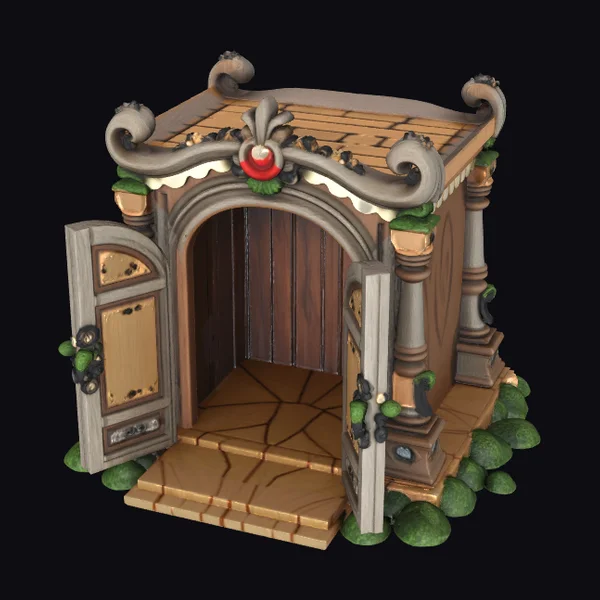 Wooden Stump Enclosure