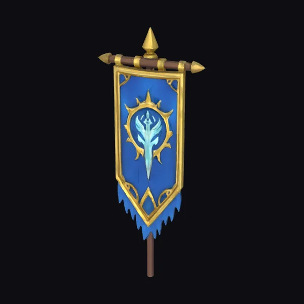 Blue Emblem Banner