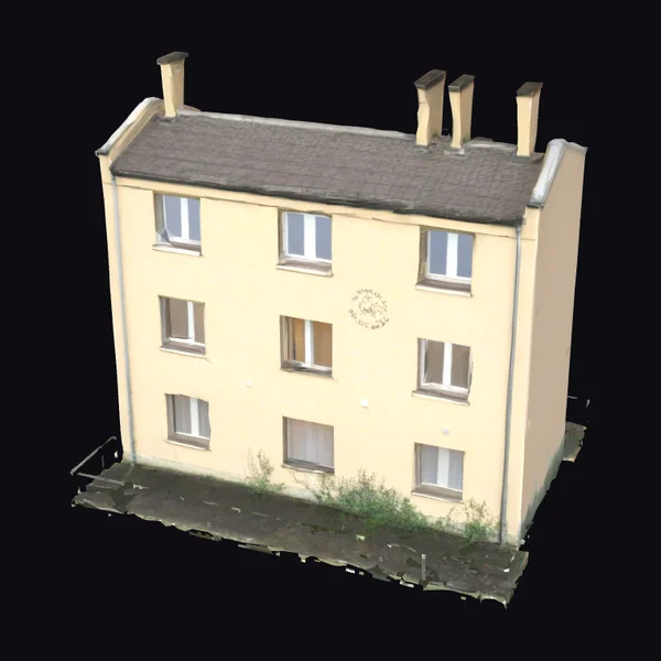 Apartment Building with Antenna