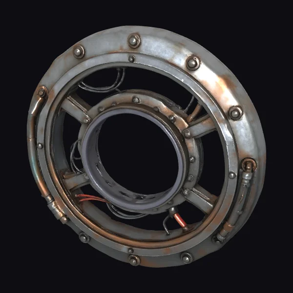 Cyberpunk Round Window