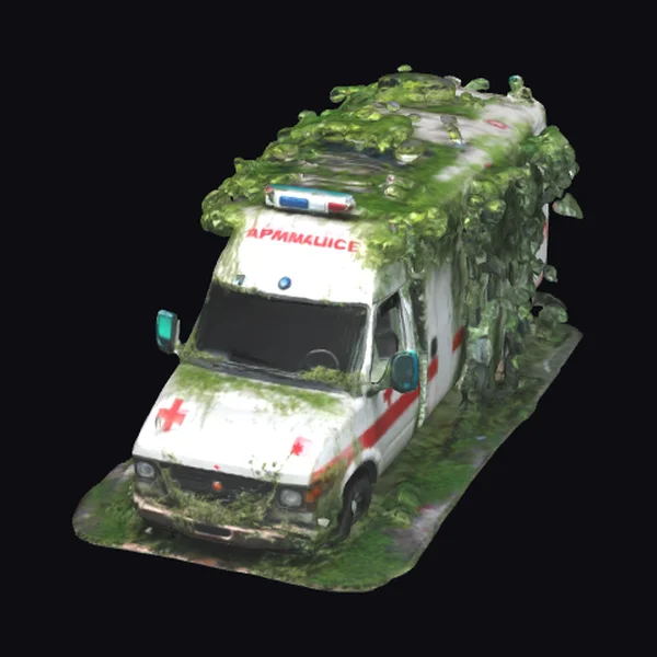 Abandoned Ambulance Overgrown