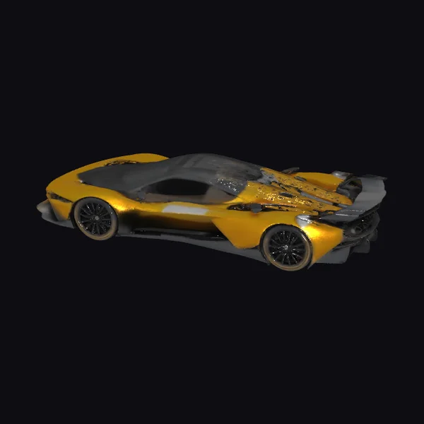 Yellow Hypercar Unveiling