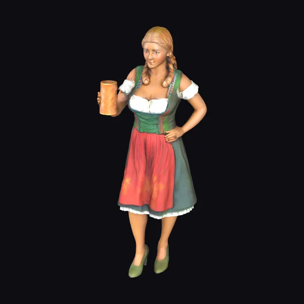 Bavarian Beer Maiden
