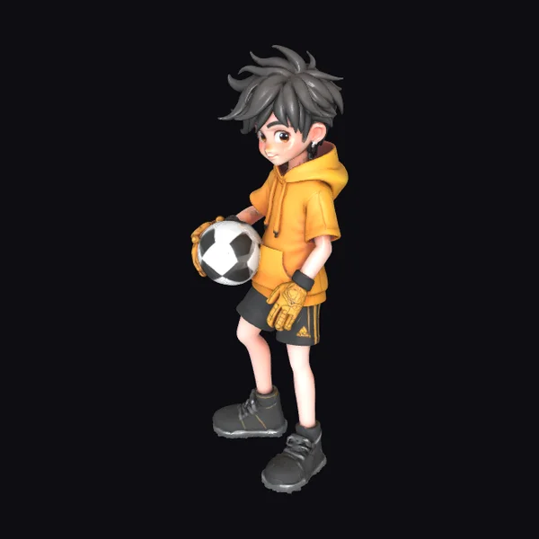 Anime Male Football Player