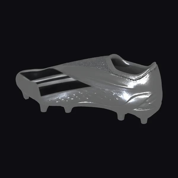 Gray Soccer Cleat