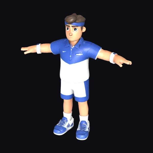 Tennis Player Character