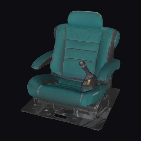 Teal Command Chair