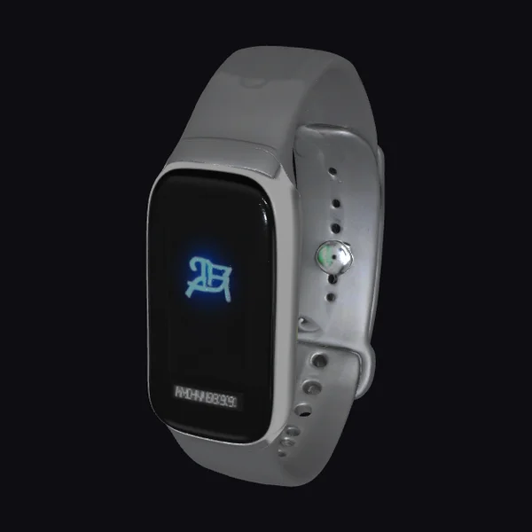Smartwatch with Glowing Logo