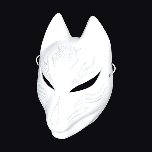 White Fox Mask