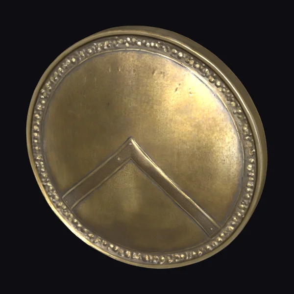 Ancient Metal Shield Emblem