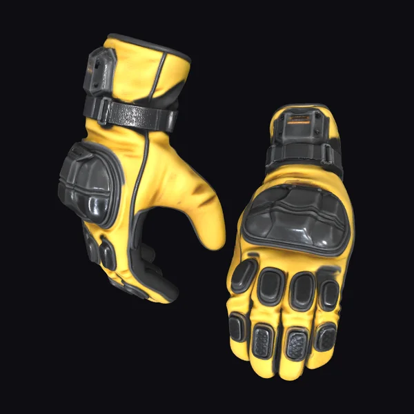 Yellow Tactical Gloves