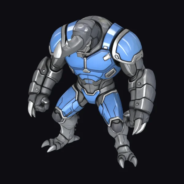 Armored Rhino Creature