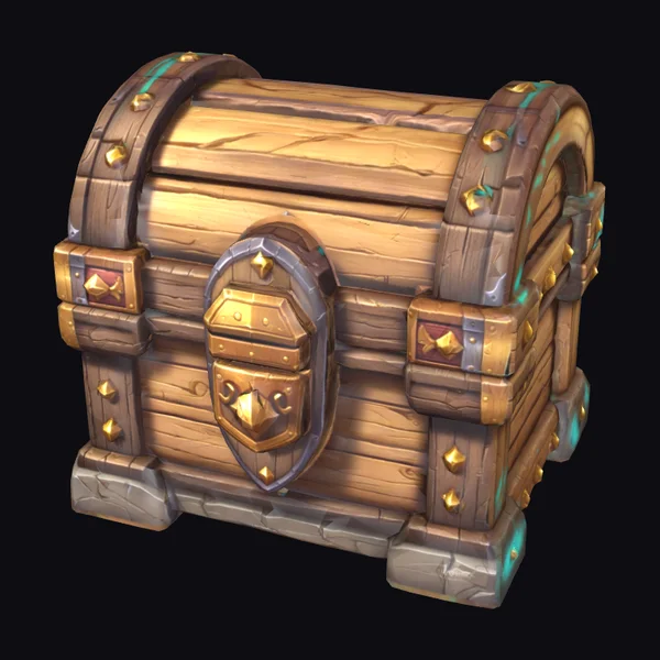 Wooden Treasure Chest