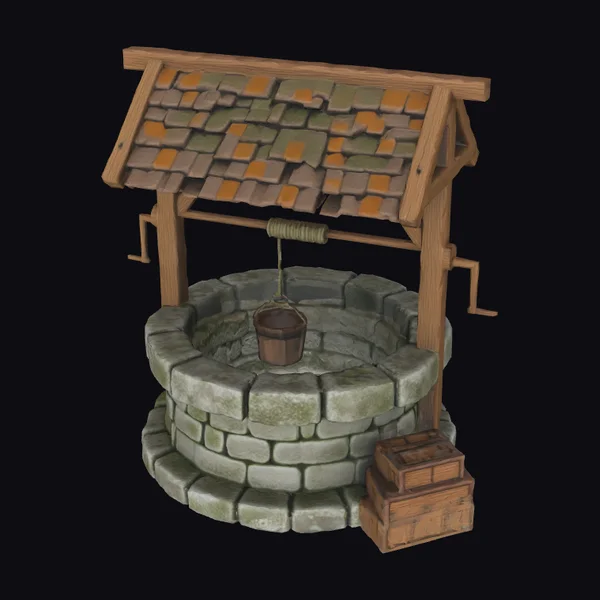 Wooden Well Structure