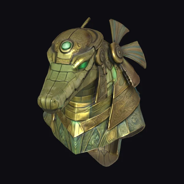 Ancient Crocodile Helmet