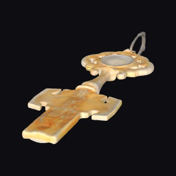 Ancient Gold Cross Key