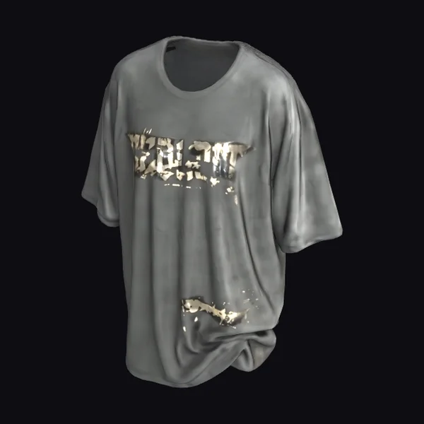Faded Gold Letters Tee