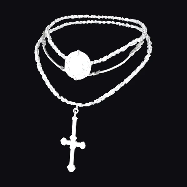 Triple Cross Necklace