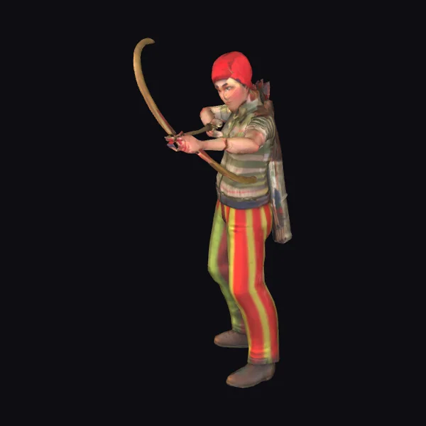 Archer in Striped Pants