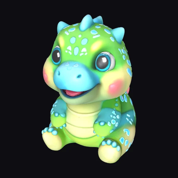 Cute Green Dino