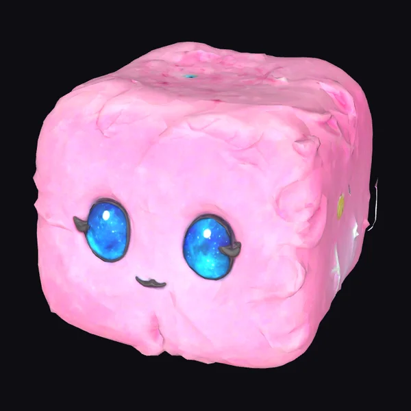 Pink Cosmic Marshmallow Eyes