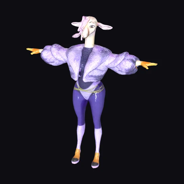 Anthropomorphic Goose Character